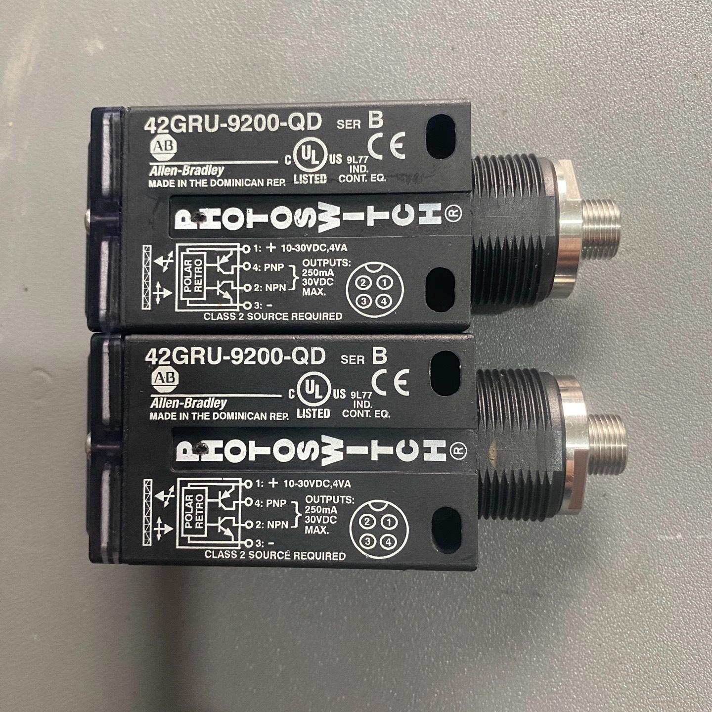 AB罗克韦尔光电开关传感器 42GRU-9200-QD 成色
