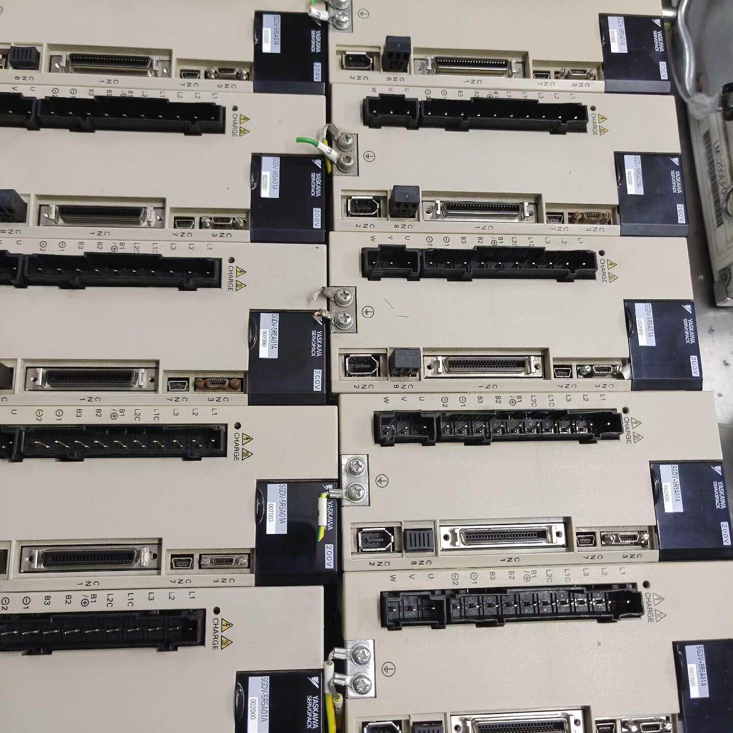 拆机安川五系脉冲型型750W驱动器SGDV-5R5A01A成