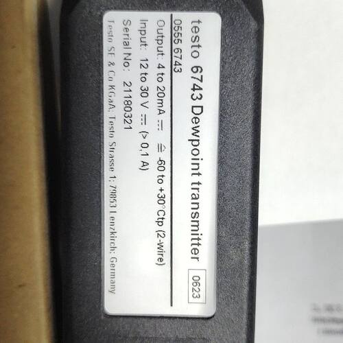 testo 6743露点变送器 型号6743-711X-S