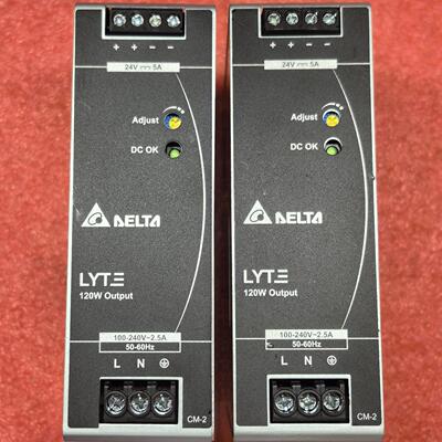 台达电源 型号：DRL-24V120W1AA 共2台 成色如