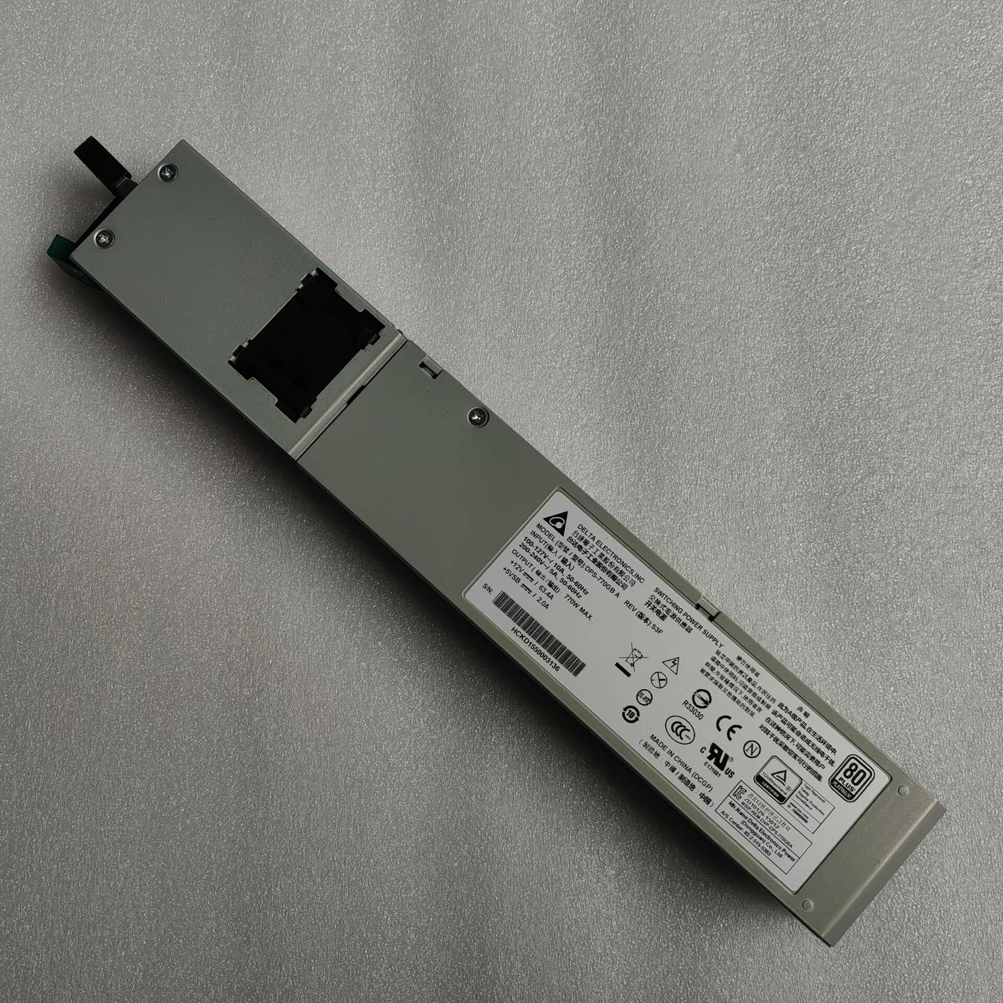 宏杉MS2500G2-16A存储服务器电源 DPS-770A