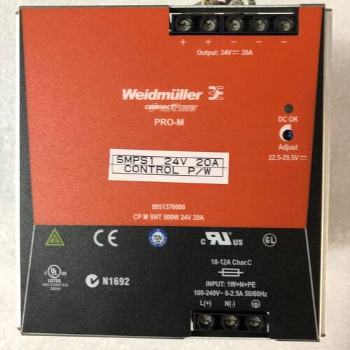 魏德米勒电源   CP M  SNT  500W 24V