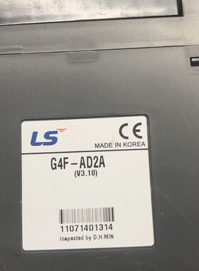 韩国LSG4F-AD2A模拟输入模块 工程剩余件 无