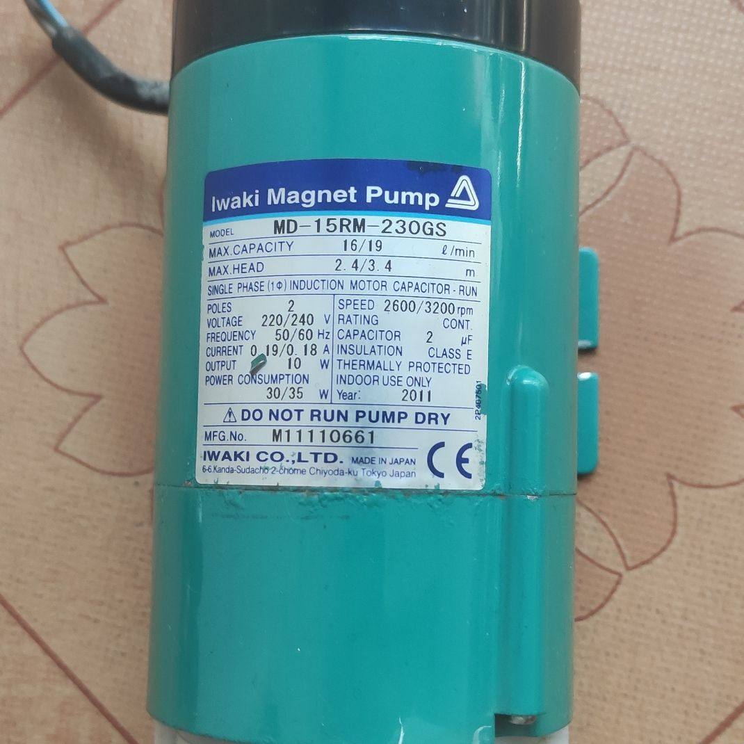 IWAKI日本易威奇MD-15RM-230GS化工泵拆机旧货