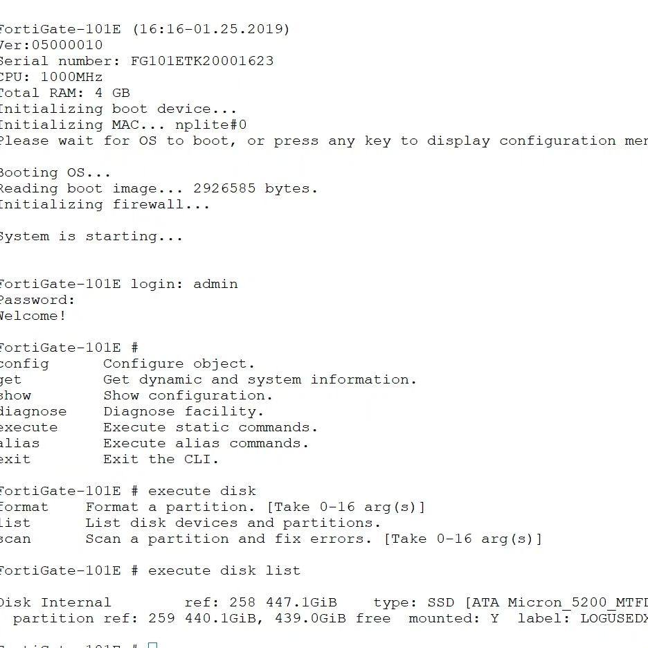 飞塔FortiGate FG-101E 101E  企业级千