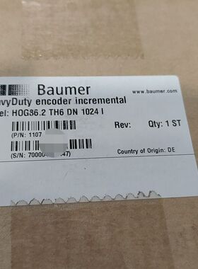 德国Baumer宝盟编码器HOG86.2 TH6 DN 10