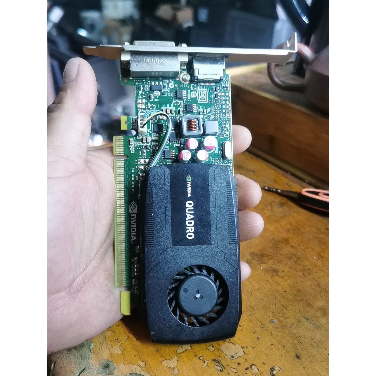 丽台k600专业图形加速卡1g 实物拍摄无拆无修,各接口正常