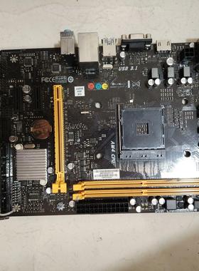 映泰 A320MH主板 拆机带挡板 功能正常 无修无