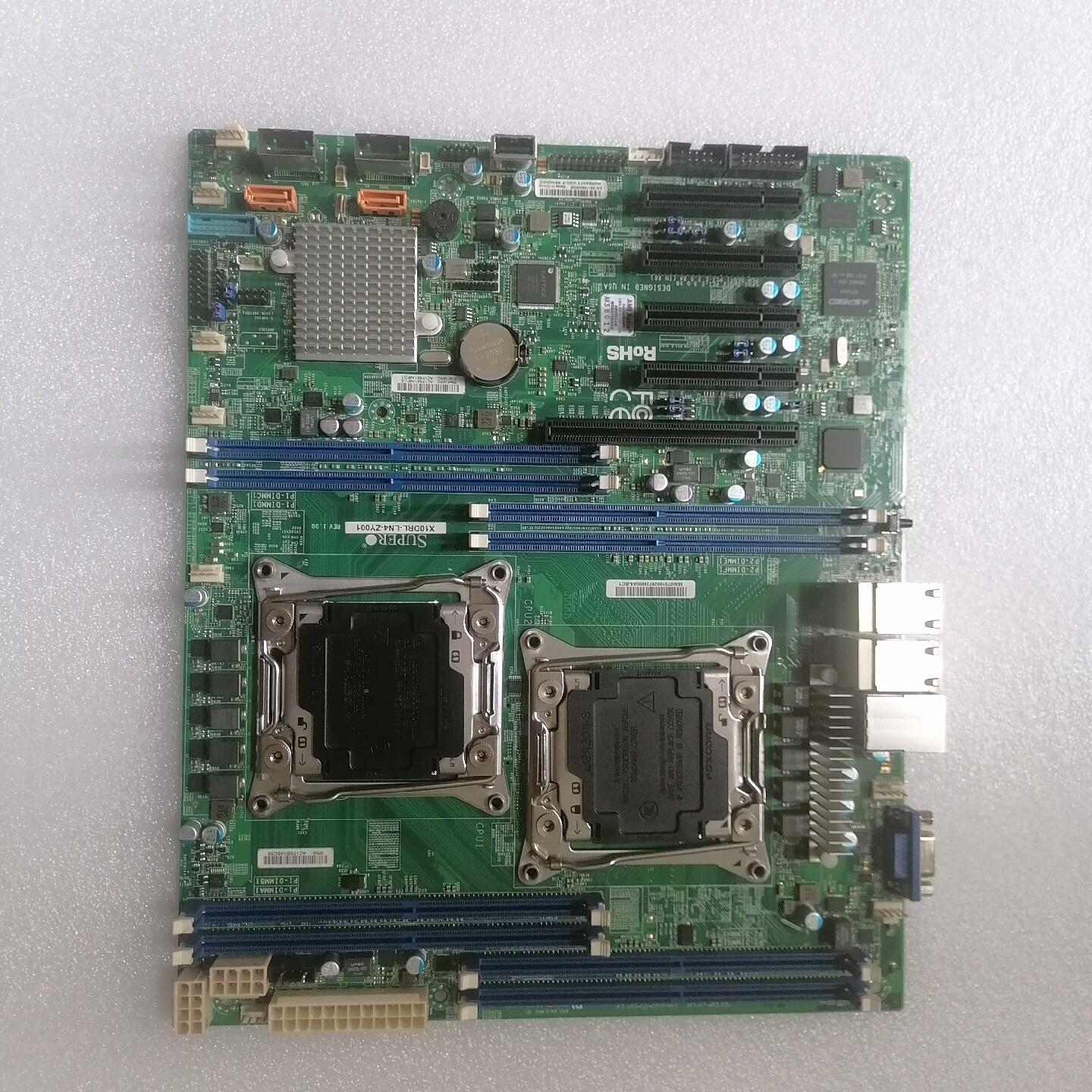 拆的超微X10DRL-LN4-ZY001主板 四千兆