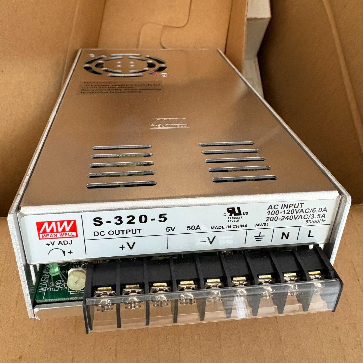 台湾明纬S-320-5稀缺停产货 50台 外壳没有氧化