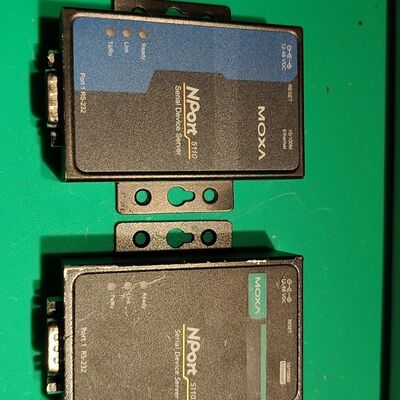 MOXA NPort 5110串口服务器 支持RS-232