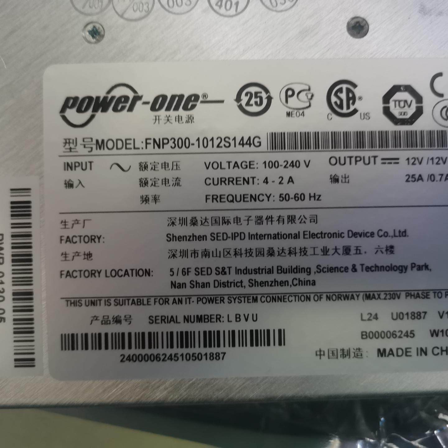 F5负载均衡 MODEL:FP300-1012S144G 电