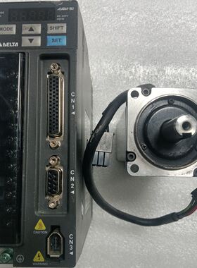 台达拆机400W伺服驱动电机套装ASD-B2-0421-