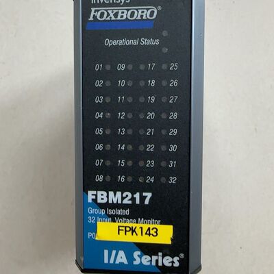 P0914TR福克斯波罗FBM217/DCS卡件FBM217