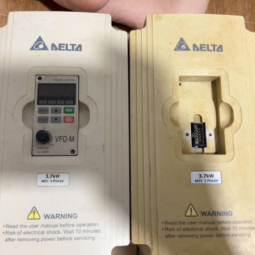#变频器 台达变频器VFD037M43A 拆机3.7KW 测