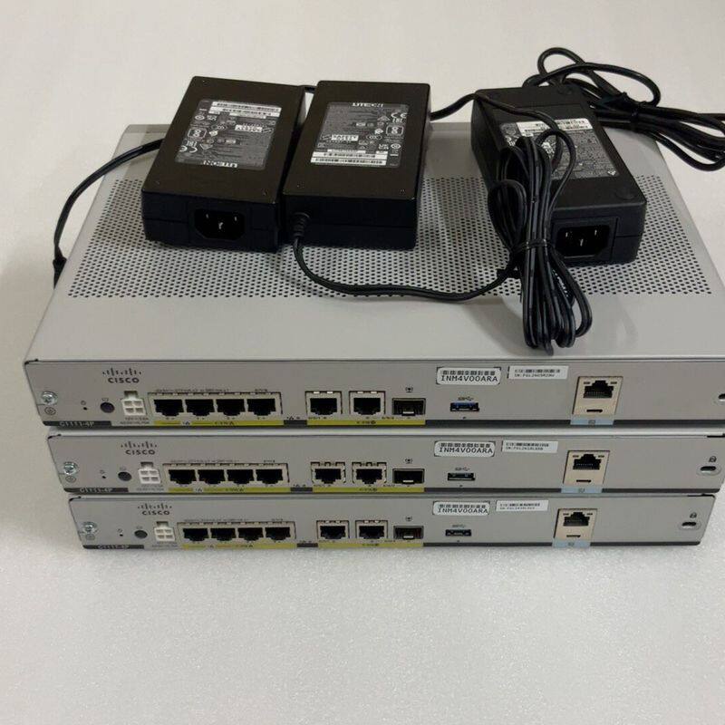 cisco C1111-4P 路由器 电源线 带电源