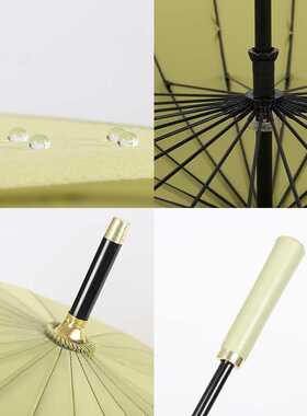 新款直销xyt24骨超大长柄雨伞大号双人直杆晴雨两用商务纯色防风