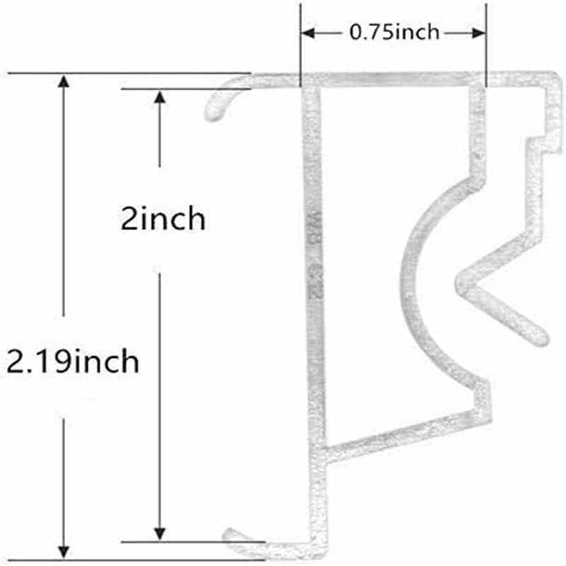 新款直销跨境供应 2英寸竖百叶帘透明长饰片夹10片套装  POM百叶,基础建材,角码,淘宝优惠券,粉丝福利购,淘宝优惠卷