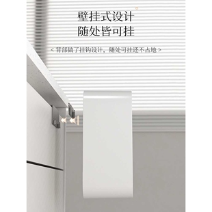 新款直销轻奢厨房感应垃圾桶壁挂家用带盖厕所卫生间木纹智能厨余