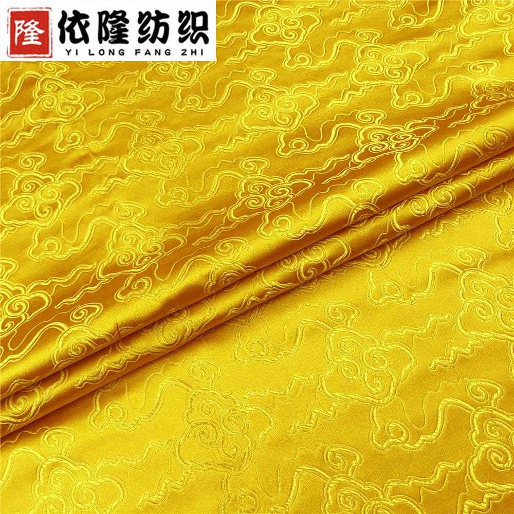 新款直销仿真丝绸缎面料红包香包口金袋布料仿古旗袍汉服仿三五织