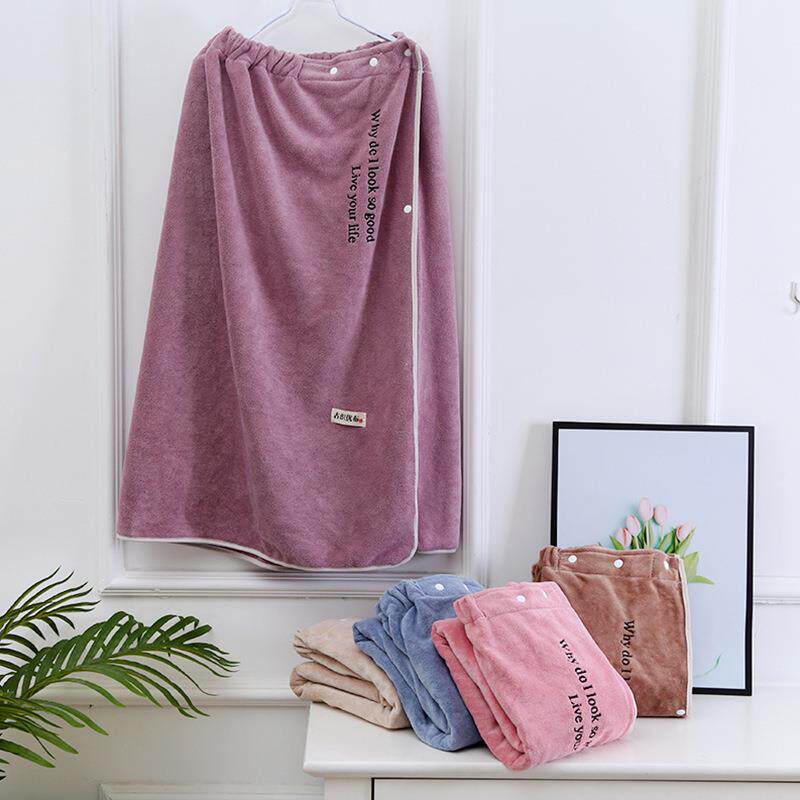 新款直销青春派系列浴裙 加厚抹胸女士性感可穿浴巾吸水柔软成人