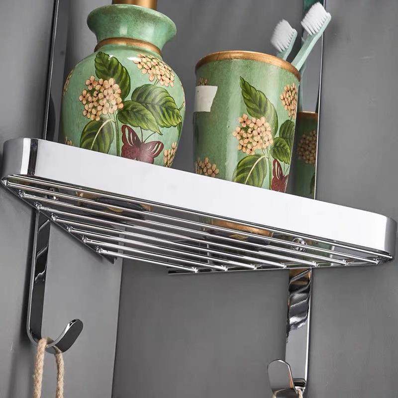 新款直销全铜三角置物架卫生间简欧实心玫瑰金色转角挂架卫浴用品