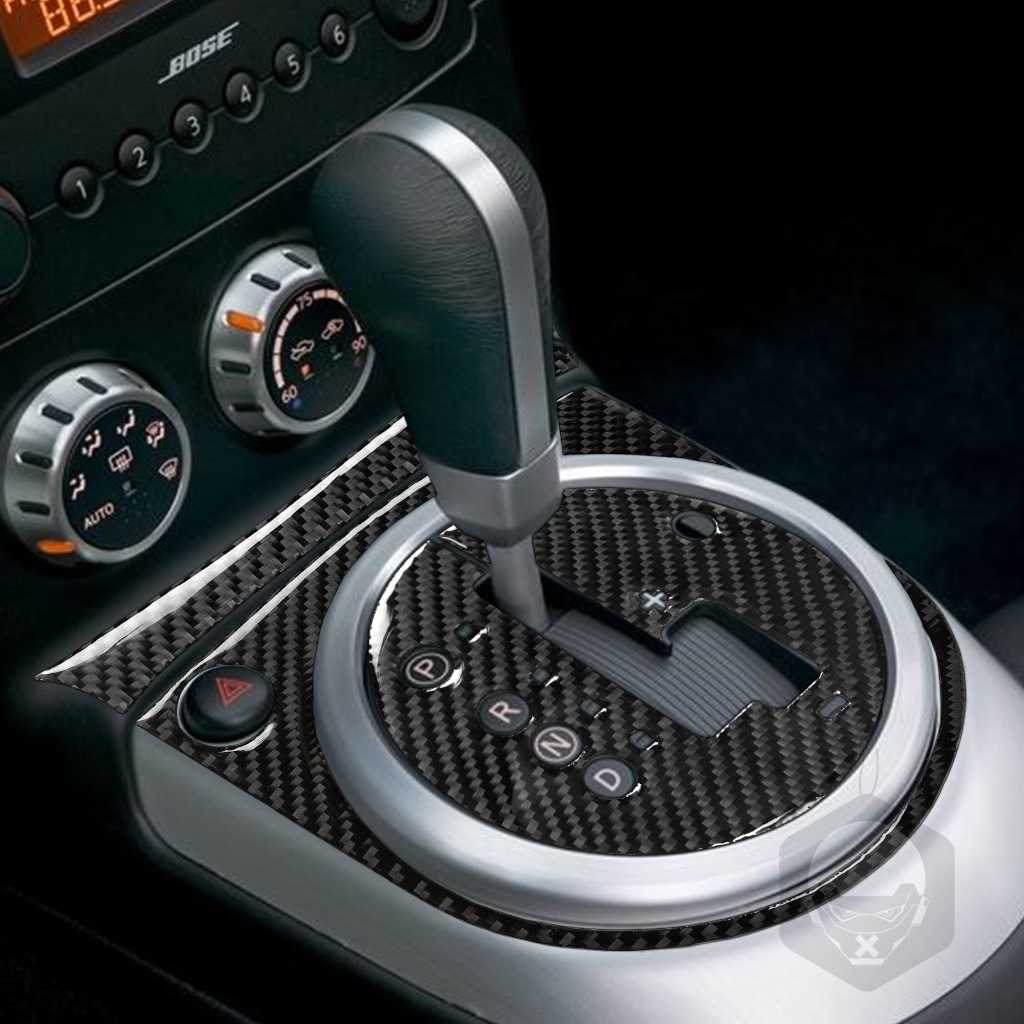 新款直销适用于日产/尼桑350z档位排档面板装饰贴红色碳纤维内饰