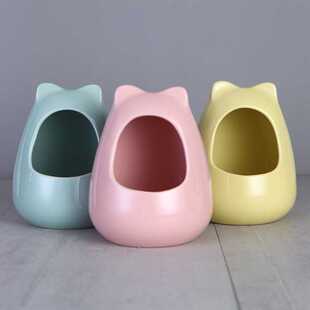 新款直销夏季宠物用品龙猫空调房大号窝别墅仓鼠笼躲避屋冰屋透气