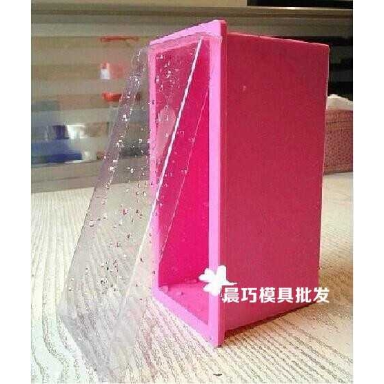 新款直销供应方形皂模具 硅胶手工皂模具 二合一 硅胶模具+盖 出