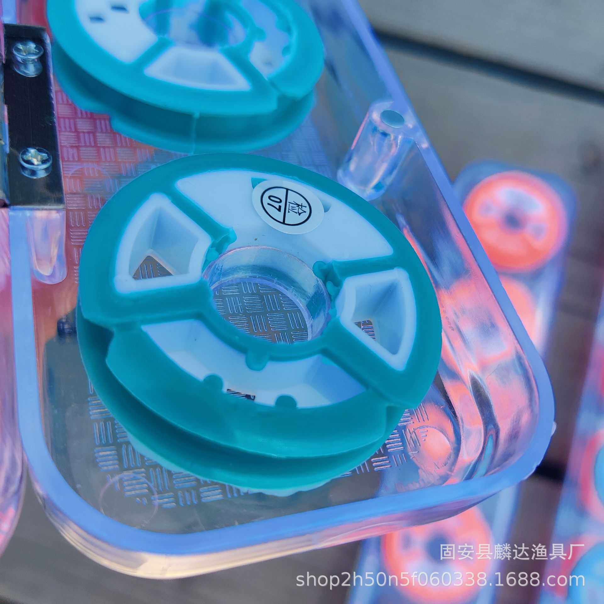 新款直销绕线轴盒装硅胶主线轴 垂钓渔具用品供应硅胶主线盒8