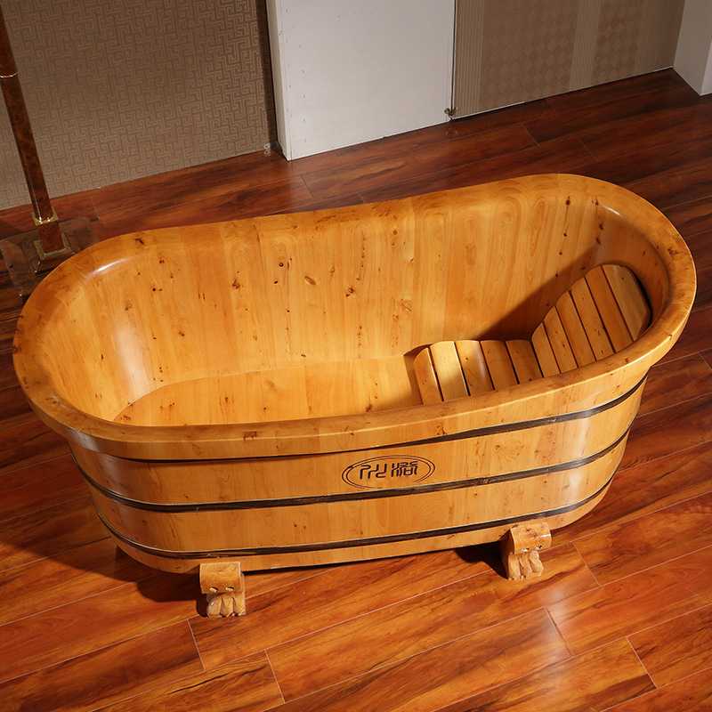 新款直销川浴木桶泡澡桶香柏木浴桶成人坐浴盆木质浴缸加厚洗澡桶