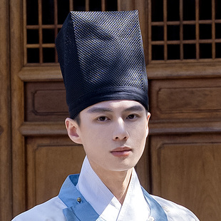 网帽四方平定帽汉服配饰东坡唐宋书生秀才帽古装搭配儿童成人通用