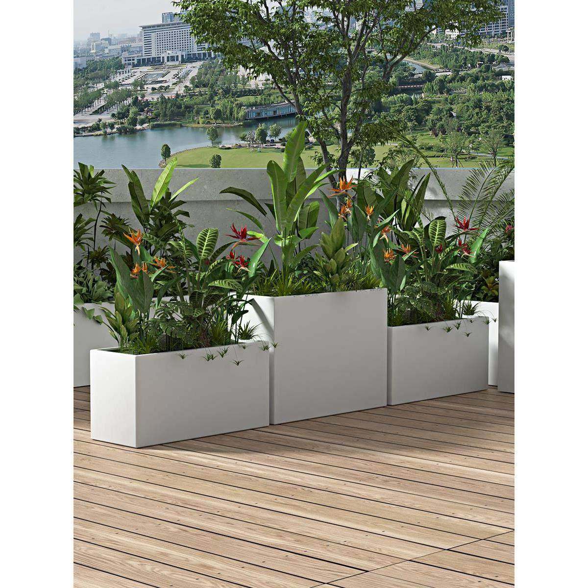 户外铁艺花箱组合不锈钢花槽阳台坐凳种植箱商业街隔断花坛花架子,商业/办公家具,花坛/花箱,淘宝优惠券,粉丝福利购,淘宝优惠卷