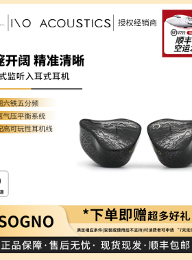 【戈声】空运 壹零声学IO Audio SOGNO双动圈六动铁五分频入耳式