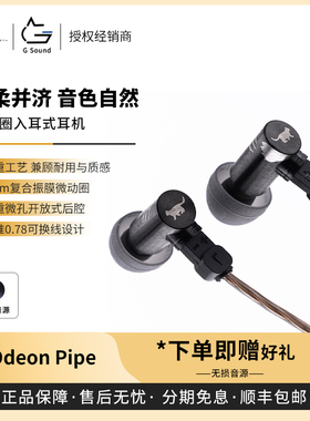 【戈声】基音电子GSound颂乐之管Odeon Pipe微动圈入耳式有线耳机