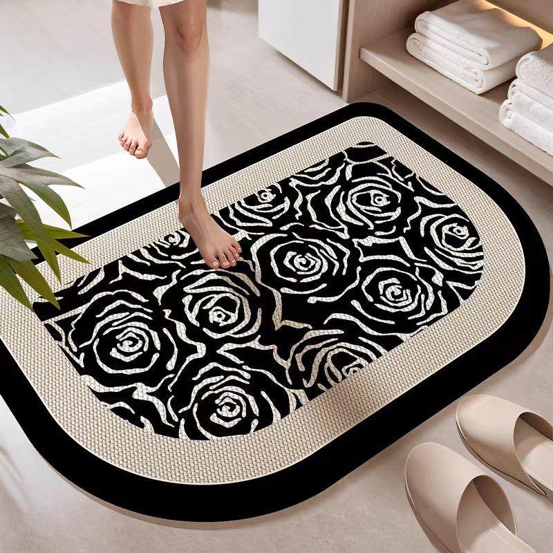卫生间浴室地垫防滑吸水脚垫厕所洗手间门口速干硅藻泥地垫简约,居家布艺,家用脚垫,淘宝优惠券,粉丝福利购,淘宝优惠卷