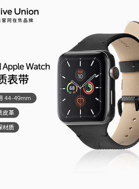 Native Union 适用苹果AppleWatch11/10表带Ultra2 S9/8/7/6/SE时尚智能手表腕带44/45/46/49毫米mm皮革