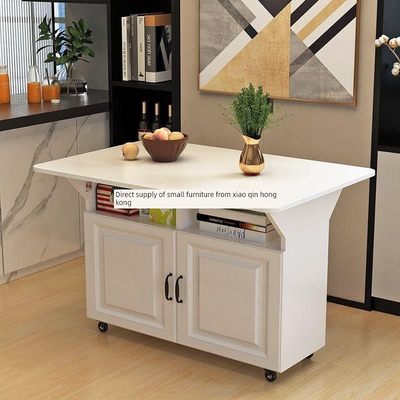 香港折叠桌子家用小户型餐桌可移动长方形简易折叠吃饭4人6人