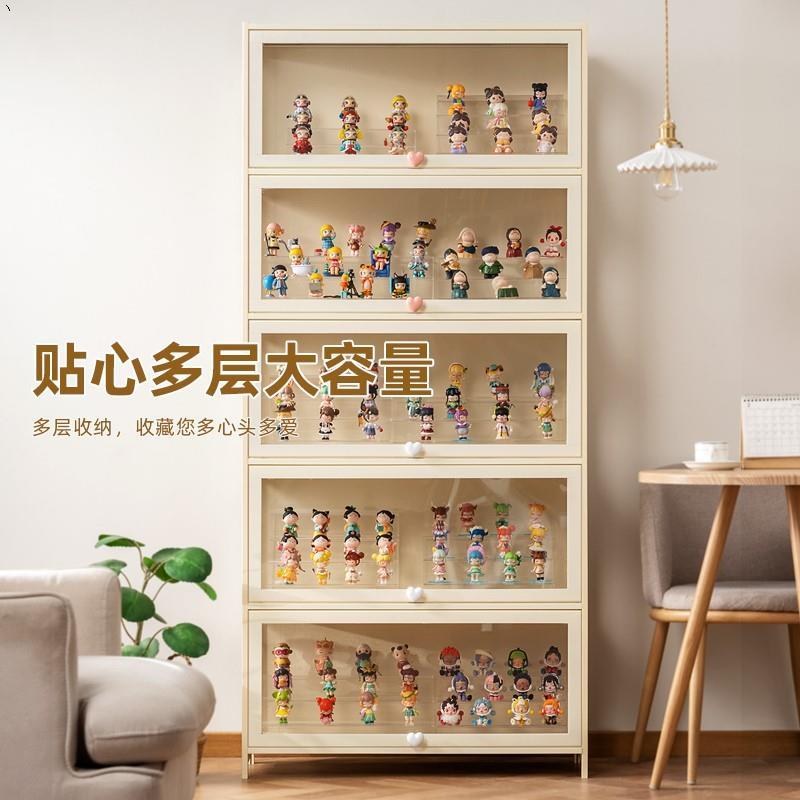 手办展示柜乐高展示架家用陈列柜摆件积木置物架子透明防尘柜子