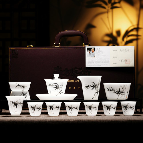 【大师手绘】高档茶具送礼好物