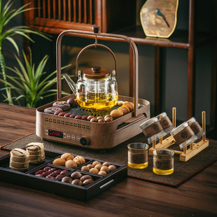 围炉煮茶电炉2025新款罐罐茶炉一整套网红煮茶器烤奶茶罐煮茶壶