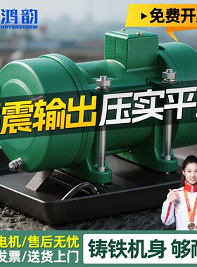 混凝土平板振动器工业振动电机附着式混泥土水泥筛料高频震动马达