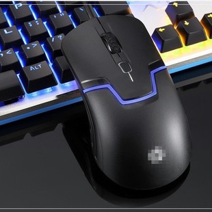 适用于M100有线鼠标 电脑商务办公游戏鼠标USB发光电竞鼠标跨境