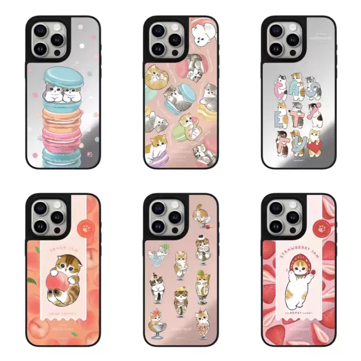 C家MagSafe草莓水蜜桃甜品猫咪适用于苹果磁吸手机壳iPhone17Air高级感16ProMax防摔15/14镜面13/12明星同款