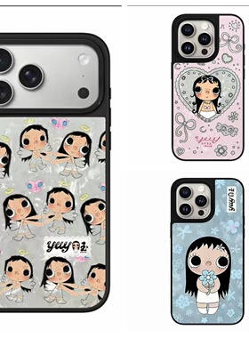C家MagSafe联名贝母小玉yuy可爱女孩iPhone17promax手机壳适用苹果16pro15防摔17Air磁吸14Plus卡通13可爱
