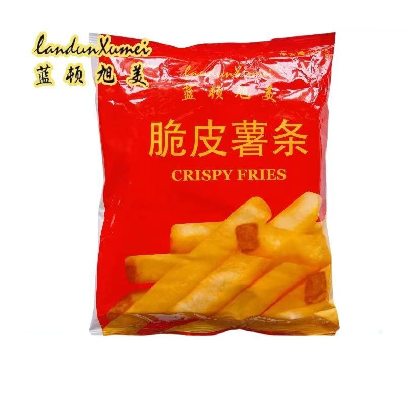 蓝顿旭美牛排薯条切割大粗宽薯条冷冻原味薯条油炸小吃西餐原料
