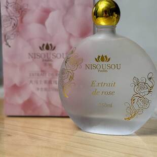 NISOUSOU大马士革玫瑰纯露250ml 1瓶零添加无酒精无色素无防腐剂