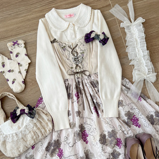 秋冬加厚娃娃领毛衣内搭lolita毛衣内搭百搭可爱软妹毛衣