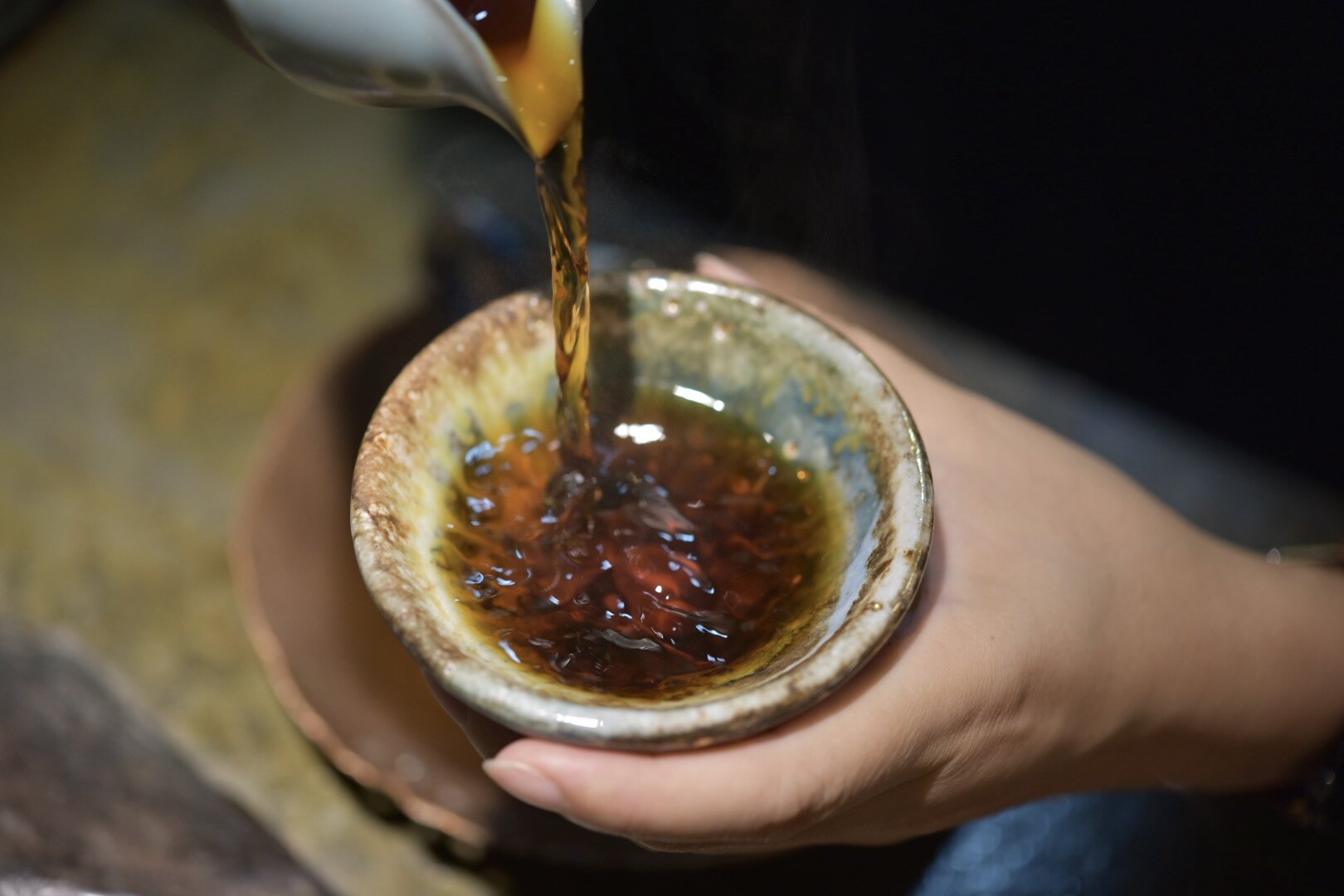 茶杯 台湾余华宇老师手作 志野烧陶土茶盏主人杯 功夫茶具 博茶堂
