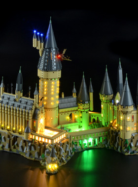 YEABRICKS适用乐高 71043哈利波特霍格沃茨城堡玩具LED灯饰灯光组